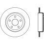 Stoptech 126.58005SR Slotted Sport Brake Rotor 11-17 Jeep Grand Cherokee (Excludes SRT8)