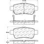 Stoptech 305.10880 Street Select Brake Pads - Front/Rear