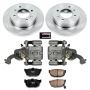 PowerStop KCOE3106A OE Stock Replacement Low-Dust Ceramic Brake Pad, Rotor and Caliper Kit