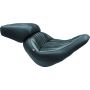 Mustang Motorcycle 76811 Mustang 00-15 Harley Softail Standard Rear Tire Wide Tripper Passenger Seat - Black