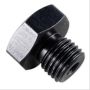 FRAGOLA FRG481428-BL #8 Port Plug 3/4-16 Black w/ 1/8 FPT Port