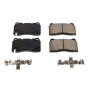 PowerStop 17-1836 PowerStop - Z17 Low-Dust Ceramic Brake Pads with Hardware