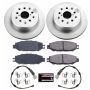 PowerStop CRK1081 Genuine Geomet Coated Rotor and Low-Dust Ceramic Brake Pad Kit