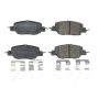 PowerStop 17-2037 PowerStop - Z17 Low-Dust Ceramic Brake Pads with Hardware