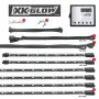 XKGLOW XK041007 XK Glow 3 Million Color  LED Accent Light Car/Truck Kit 8x24In + 4x12In Tubes