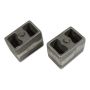 Tuff Country 79043 4in Cast Iron Lift Blocks (3in Wide/ Tapered) Pair