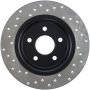 Stoptech 128.39039L Drilled Sport Brake Rotor