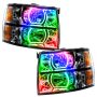 Oracle Lighting 8189-334 SMD Pre-Assembled Headlights, Black Bezel, ColorSHIFT(tm) - No Controller
