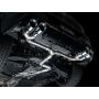 AWE Tuning 3020-42658 AWE MK8 Volkswagen Golf R 3in Track Edition Quad Exhaust - Chrome Silver Tips