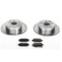 PowerStop K098 Z23 Daily Driver Carbon-Fiber Ceramic Brake Pad and Drilled & Slotted Rotor Kit