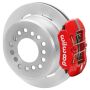 Wilwood 140-16988-R Dynapro Rear Parking Brake Kit Undrilled Rotors (Red) 1964-1971 Buick/Olds/Pontiac