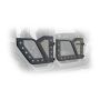 DV8 Offroad Jeep 18+ Wrangler JL / 20+ Gladiator JT Rear Rock Doors w/ Perforated Aluminum Mesh