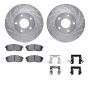 Dynamic Friction 7612-67000 Rotor Kit