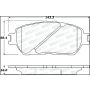 Stoptech 305.09060 Street Select Brake Pads - Front
