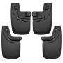 Husky Liners 05-15 Toyota Tacoma w/ OEM Fender Flares Front and Rear Mud Guards - Black