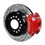 Wilwood 140-12210-DR D154 P/S P-B Kit Drilled-Red Small Ford 2.66in Offset