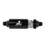 AEROMOTIVE AFS12389 10an Inline Fuel Filter 100 Micron 2in OD Black