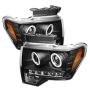 SPYDER 5030108 Projector Headlights - CCFL Halo - Black