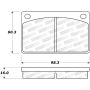 Stoptech 308.00430 Street Brake Pads