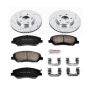 PowerStop K4665 Z23 Daily Driver Carbon-Fiber Ceramic Brake Pad and Drilled & Slotted Rotor Kit