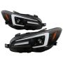 SPYDER 5088093 High-Power LED Module ( Low Beam ) Equipped Headlights - Black