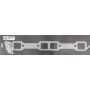 SCE GASKETS 264080 CHRYS 383-440 LARGE PORT PREMIUM EXHAUST GASKETS