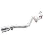 AWE Tuning 3015-22789 2021+ Ford Bronco 0FG Single Rear Exit Exhaust w/Chrome Silver Tip & Bash Guard