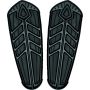 Kuryakyn 5651 Spear Driver Floorboard Inserts Satin Black