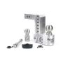 Weigh Safe 6in Drop Hitch w/Built-in Scale & 2in Shank (10K/12.5K GTWR) w/WS05 - Aluminum
