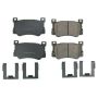 PowerStop 17-1975 PowerStop - Z17 Low-Dust Ceramic Brake Pads with Hardware