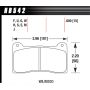 Hawk Performance HB542W.600 DTC-30 Disc Brake Pad