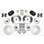 Wilwood 140-11014 Forged Dynalite Front Kit 11.00in 37-48 Ford Psgr. 360 Plate Mount