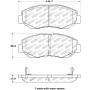 StopTech Street Touring 03-10 Honda Accord / 02-06 CR-V Front Brake Pads