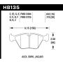 Hawk Performance HB135E.760 Blue 9012 Disc Brake Pad