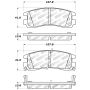 Stoptech 309.06980 Sport Brake Pads w/Shims and Hardware - Front