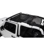 Rampage 2018-2019 Jeep Wrangler(JL) Sport 2-Door Mesh Shade Top - Black
