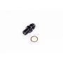 Radium Engineering 14-0425 FITTING, 6AN MALE TO M12X1.25 MALE