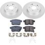 PowerStop CRK5368 Genuine Geomet Coated Rotor and Low-Dust Ceramic Brake Pad Kit