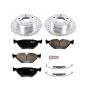PowerStop K502 Z23 Daily Driver Carbon-Fiber Ceramic Brake Pad and Drilled & Slotted Rotor Kit