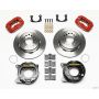 Wilwood 140-13511-R Forged Dynalite P/S Park Brake Kit Red BOP Axle 2.75in Bearing 2.75 Offset