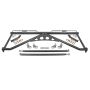 BMR 15-20 Ford Mustang Harness Bar - Black Hammertone