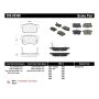 StopTech Performance 08-10 Honda Accord EX/EX-L Coupe / 08-10 LX/LX-P/LX+ Sedan Rear Brake Pads