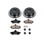 PowerStop KOE2935 OE Stock Replacement Low-Dust Ceramic Brake Pad and Rotor Kit