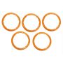 Ford Racing M-1021K-BLO 2021-2025 Bronco Beadlock Trim Ring Kit-Orange