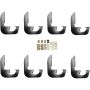 Westin 1992-1999 Chevrolet Suburban Running Board Mount Kit - Black