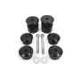 BMR 15-18 Dodge Challenger Aluminum Differential Mount Housing Bushing Kit - Black Anodized