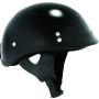 Skid Lid 646800 s Traditional Helmet Black - XS