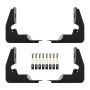 Westin 2014-2018 Chevy Silverado 1500 Reg Cab Premier Oval Nerf Step Bar Mount Kit - Black