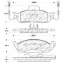 Stoptech 309.07600 Performance Brake Pads