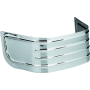 Bikers Choice 493399 80-13 FLH 86-06 FLST Chrome Ribbed Fender Skirt